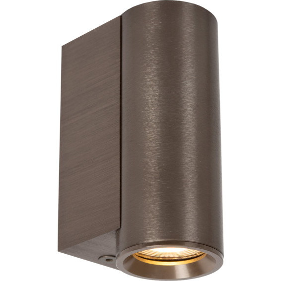 Lucide Dupla vegglampe 1xGU10 mørk beige