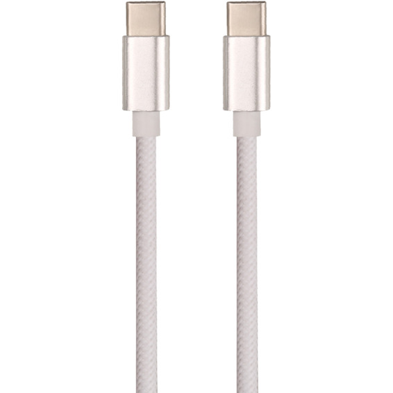 J&EL Ladekabel USB-C til USB-C 1m hvit