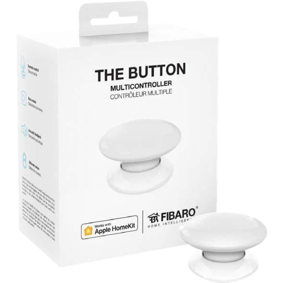 Fibaro The Button Hvit Homekit Fibaro The Button Hvit Homekit