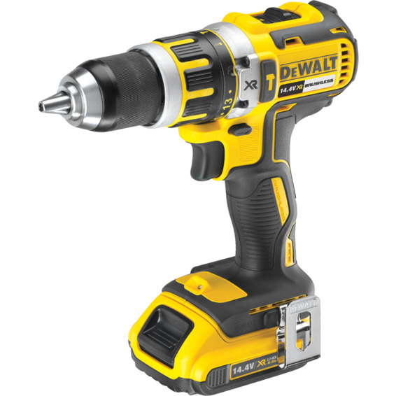 Dewalt Slagdrill 14,4 XR Compact Børsteløs 2,0 Ah Batteri Dewalt Slagdrill 14,4 XR Compact Børsteløs 2,0 Ah Batteri
